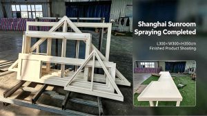 Shanghai Sunroom Spraying Completed L300×W300×H350cm